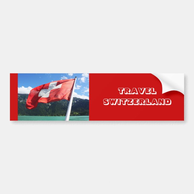 Adesivo Para Carro Bandeira da suiça (Frente)