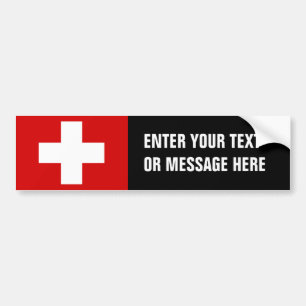 Adesivo Para Carro Bandeira da suiça
