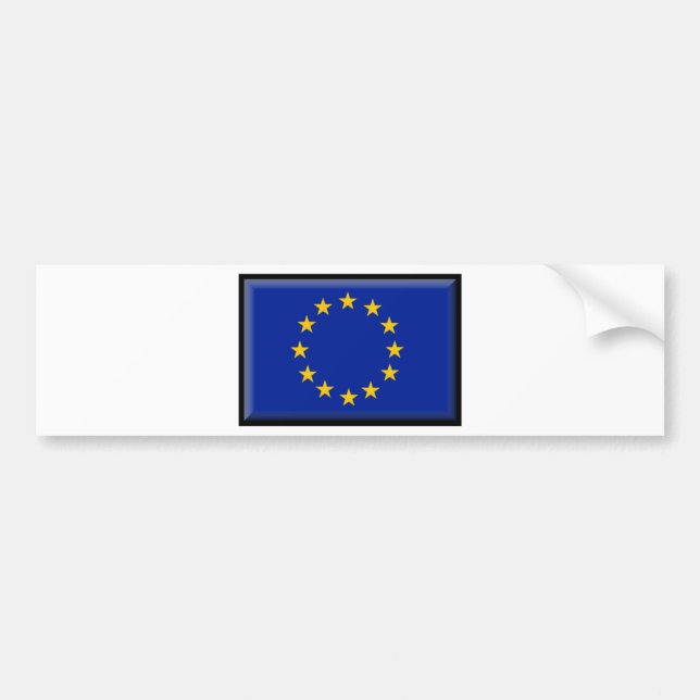 Adesivo Para Carro Bandeira da União Europeia (Frente)