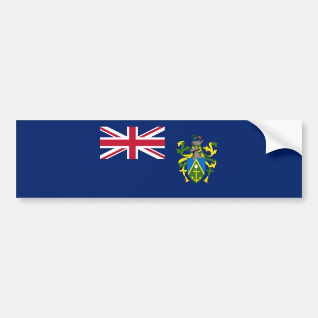Adesivo Para Carro Bandeira das Ilhas Pitcairn (Frente)