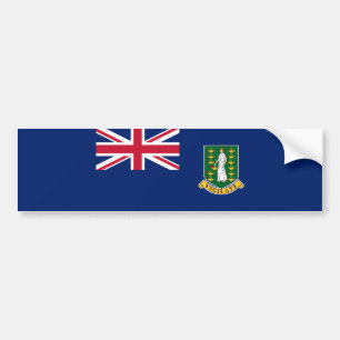Adesivo Para Carro Bandeira das Ilhas Virgens Britânicas