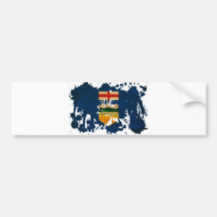 Adesivo Para Carro Bandeira de Alberta