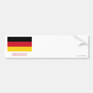 Adesivo Para Carro Bandeira de Alemanha com nome