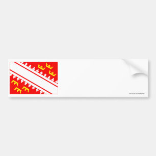 Adesivo Para Carro Bandeira de Alsácia