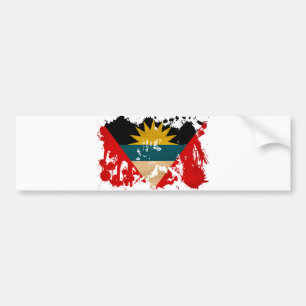 Adesivo Para Carro Bandeira de Antígua e de Barbuda