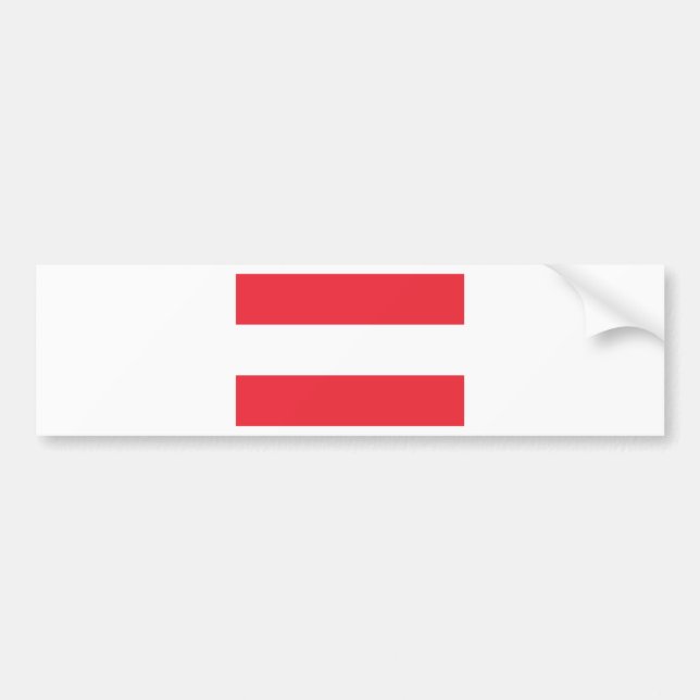 Adesivo Para Carro Bandeira de Áustria (Frente)