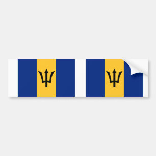 Adesivo Para Carro Bandeira de Barbados