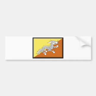 Adesivo Para Carro Bandeira de Bhutan