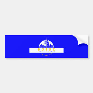 Adesivo Para Carro Bandeira de Boise (Idaho)