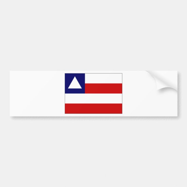 Adesivo Para Carro Bandeira de Brasil Baía (Frente)