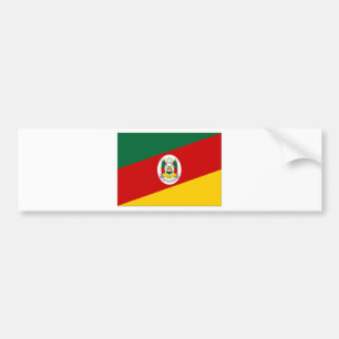 Adesivo Para Carro Bandeira de Brasil Rio Grande do Sul