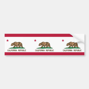 Adesivo Para Carro Bandeira de Califórnia