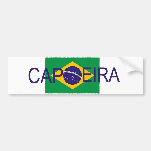 Adesivo Para Carro Bandeira de Capoeira (Frente)