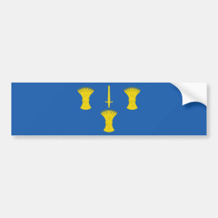 Adesivo Para Carro Bandeira de Cheshire (distrito do Reino Unido)
