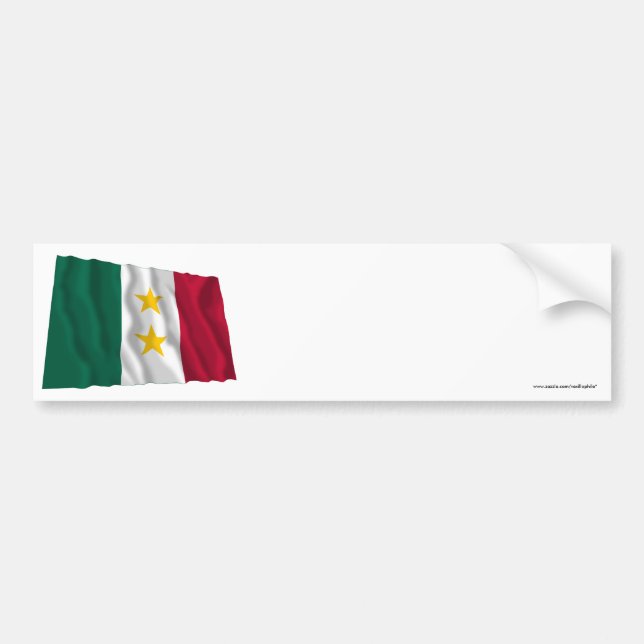 Adesivo Para Carro Bandeira de Coahuila y Tejas (Frente)