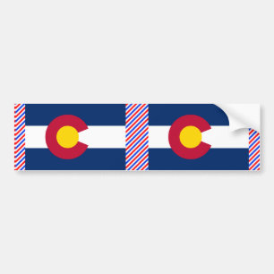 Adesivo Para Carro Bandeira de Colorado