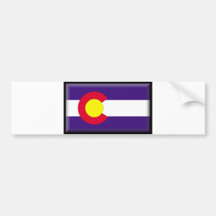 Adesivo Para Carro Bandeira de Colorado