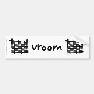 Adesivo Para Carro Bandeira de competência Checkered da escova