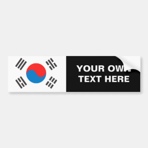 Adesivo Para Carro Bandeira de Coreia do Sul