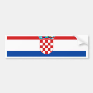Adesivo Para Carro Bandeira de Croatia
