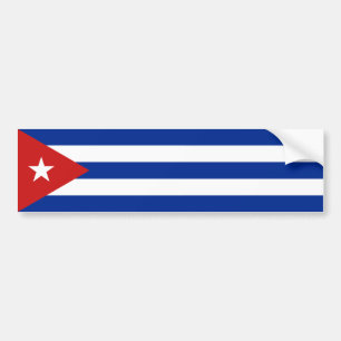 Adesivo Para Carro Bandeira de Cuba