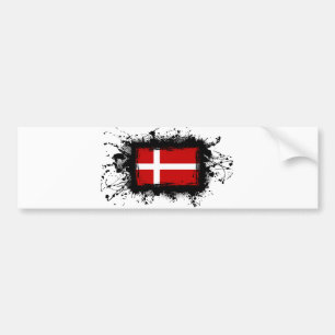 Adesivo Para Carro Bandeira de Dinamarca