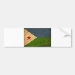 Adesivo Para Carro Bandeira de Djibouti