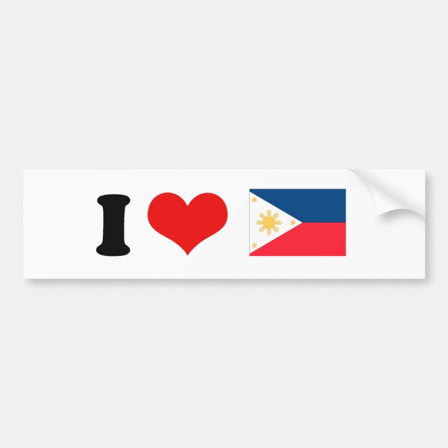 Adesivo Para Carro Bandeira de Filipinas (Frente)