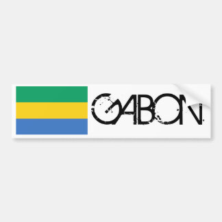 Adesivo Para Carro Bandeira de Gabon