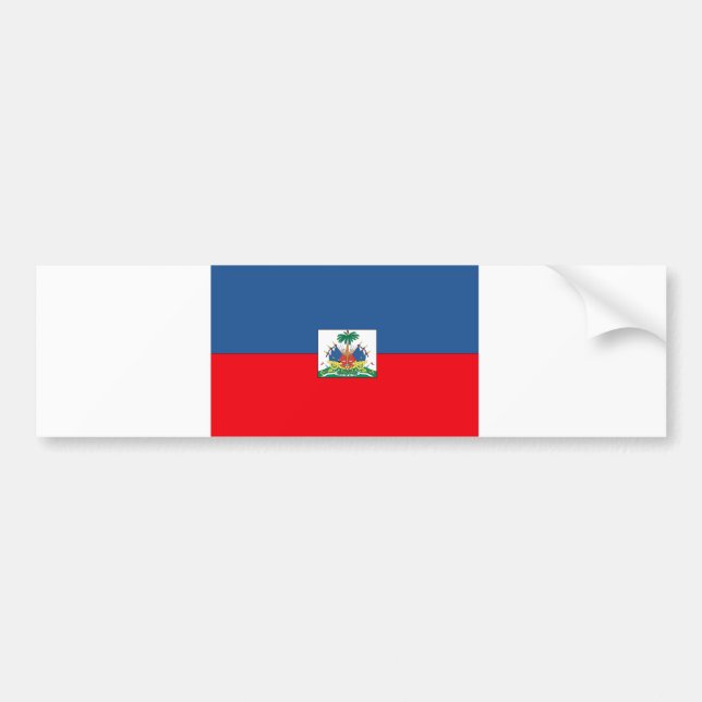Adesivo Para Carro Bandeira de Haiti (Frente)