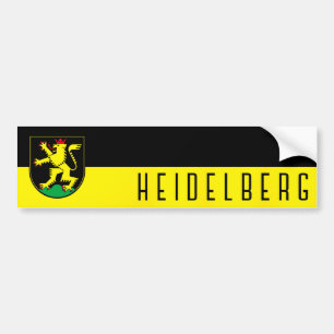 Adesivo Para Carro Bandeira de Heidelberg - ALEMANHA