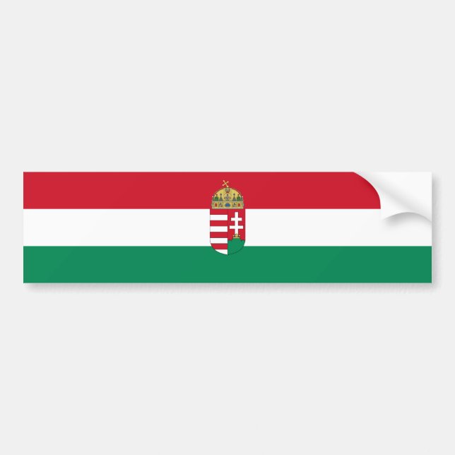Adesivo Para Carro Bandeira de Hungria/Hungarian 1940 (Frente)