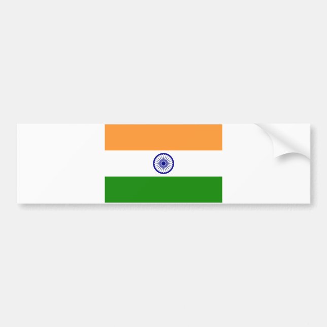Adesivo Para Carro Bandeira de India (Frente)