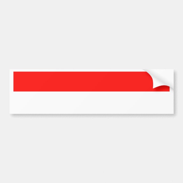 Adesivo Para Carro Bandeira de Indonésia (Frente)