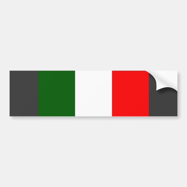 Adesivo Para Carro Bandeira de Italia (Frente)