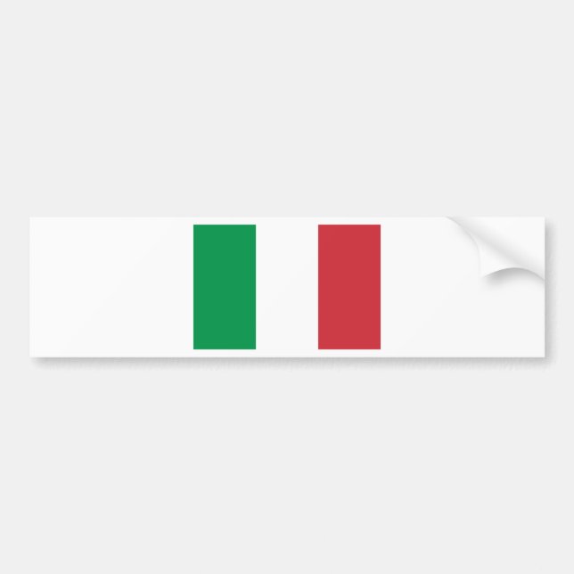 Adesivo Para Carro Bandeira de Italia (Frente)