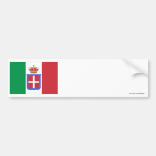 Adesivo Para Carro Bandeira de Italia (1861-1946)