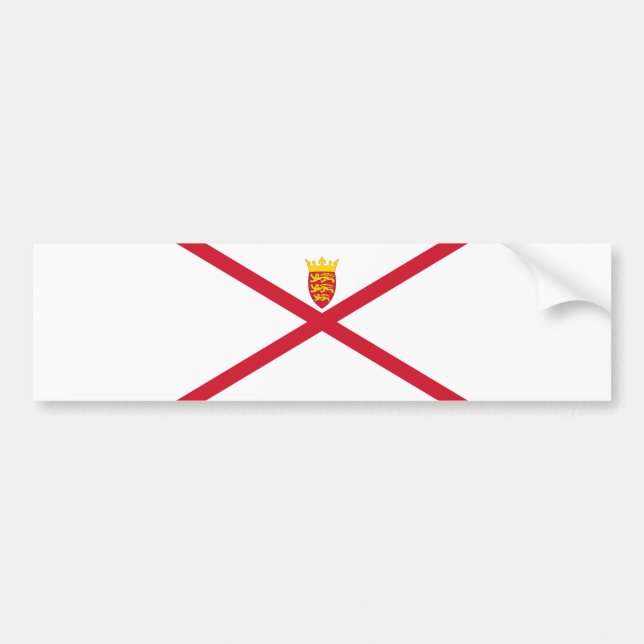 Adesivo Para Carro Bandeira de Jersey (Frente)
