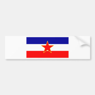 ADESIVO PARA CARRO BANDEIRA DE JUGOSLÁVIA