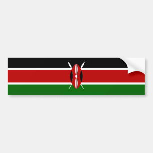 Adesivo Para Carro Bandeira de Kenya/Kenyan