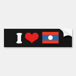 Adesivo Para Carro Bandeira de Laos