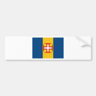Adesivo Para Carro Bandeira de Madeira (Portugal)