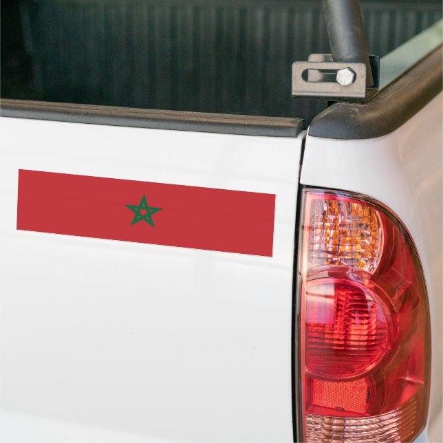 Adesivo Para Carro Bandeira de Marrocos (No caminhão)
