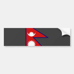 Adesivo Para Carro Bandeira de Nepal