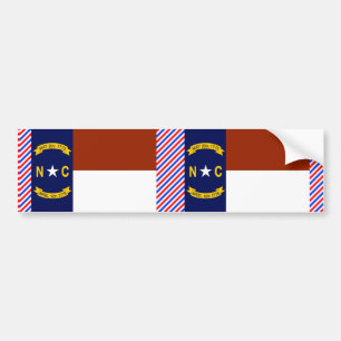 Adesivo Para Carro Bandeira de North Carolina