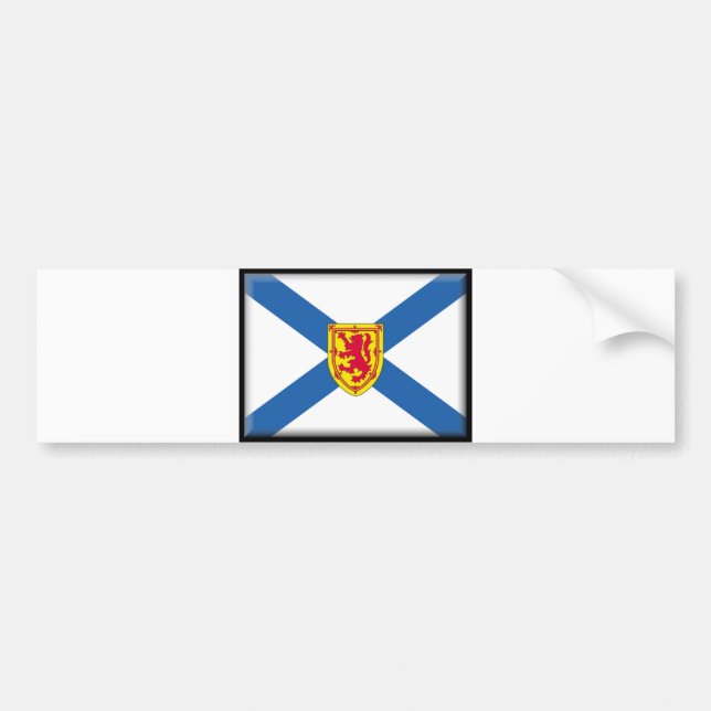 Adesivo Para Carro Bandeira de Nova Escócia (Frente)