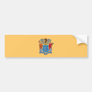 Adesivo Para Carro Bandeira de Nova Jersey