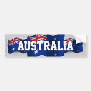 Adesivo Para Carro Bandeira de ondulação de Austrália