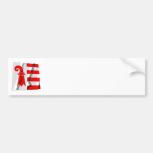 Adesivo Para Carro Bandeira de ondulação de Jura