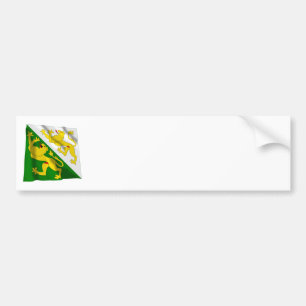 Adesivo Para Carro Bandeira de ondulação de Thurgau